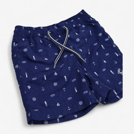 Swim Shorts Blue with Anchors