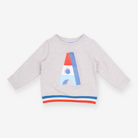 Sweatshirt grey A on front