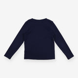 Long sleeve navy t-shirt