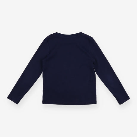 Long sleeve navy t-shirt