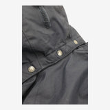 Waterproof Navy Rain Jacket with Detachable Hood