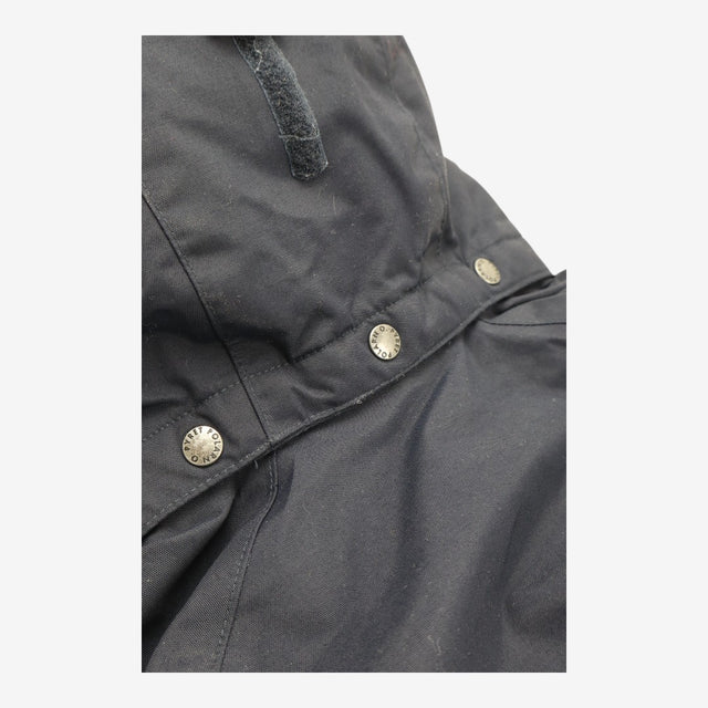 Waterproof Navy Rain Jacket with Detachable Hood