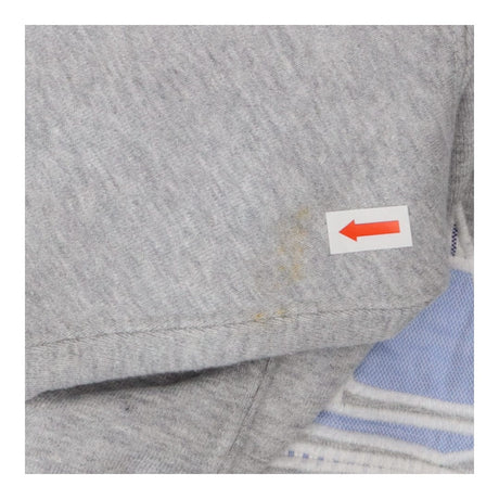 Sweatshirt Grey Marl Blue Stripe Sailing Boat