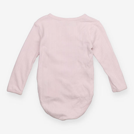 Bodysuit pink LS wrap