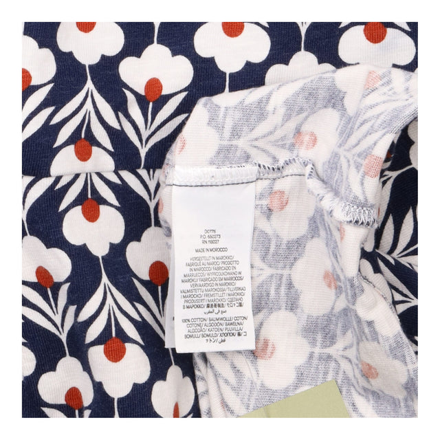 Dress Jersey Long Sleeve Printed Navy