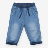 Pull on Chambray Jeans
