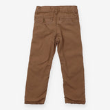 Chino Light Brown Lined Blue Check