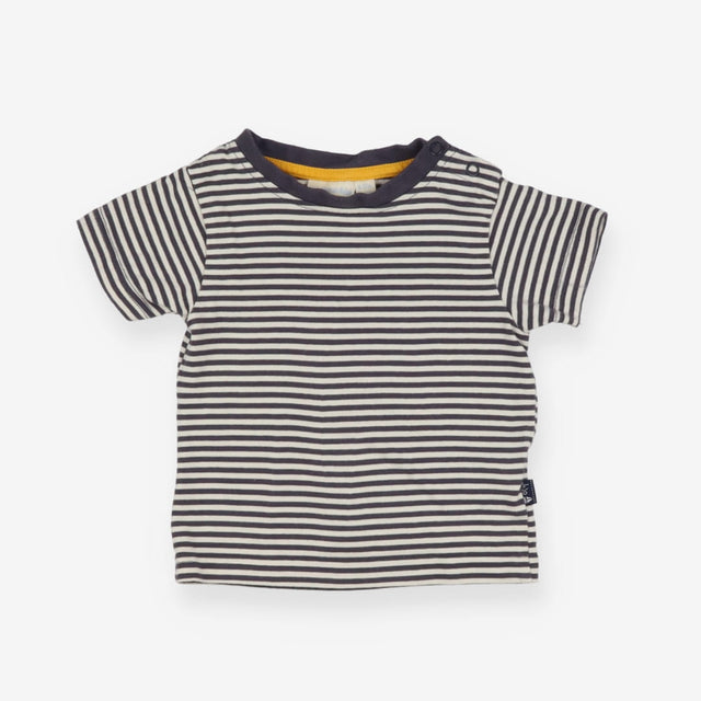 T-shirt Short Sleeve Stripe Grey Slate