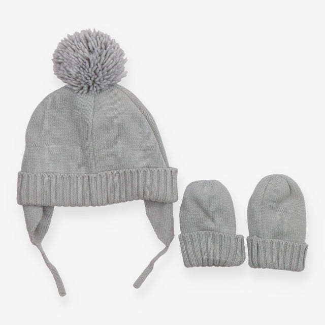 Green Bunny Bobble Hat with Mittens