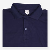 Polo shirt LS navy blue