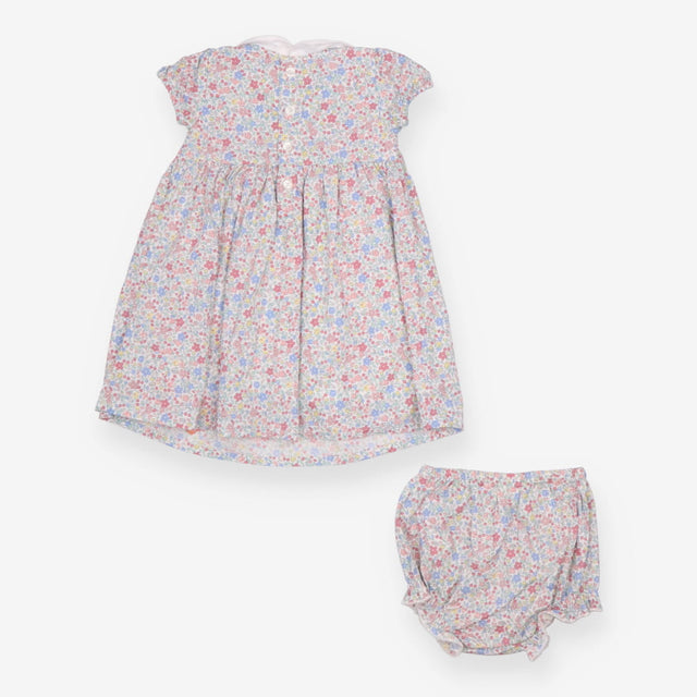 Dress and Bloomers Ditsy with Cherry Appliques