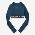 Navy Long Sleeve Workout Top - Nike
