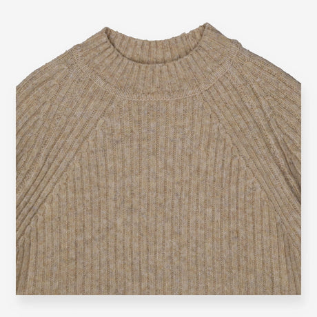 Sweater cream ribbed marl