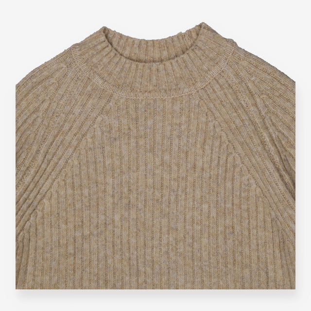 Sweater cream ribbed marl