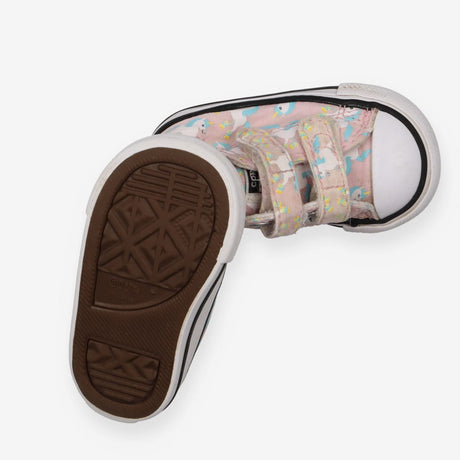 Velcro Twin Strap Unicorn Shoe - Pink