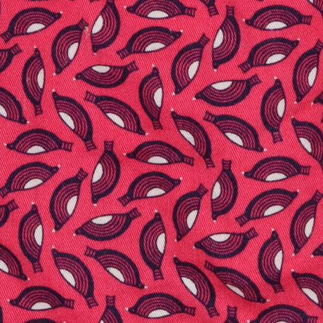 Skirt red with pattern