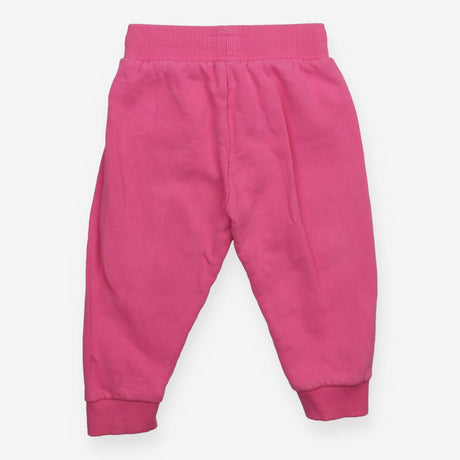 Joggers pink floral knee patches