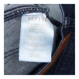 Jeans Dark Blue Indigo Straight Slim Fit Denim