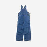 Light denim Dungarees with stripe Lining