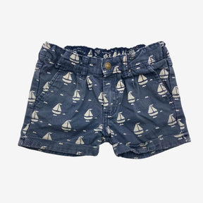 Blue Sail Boat Shorts