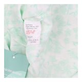Playsuit white green floral