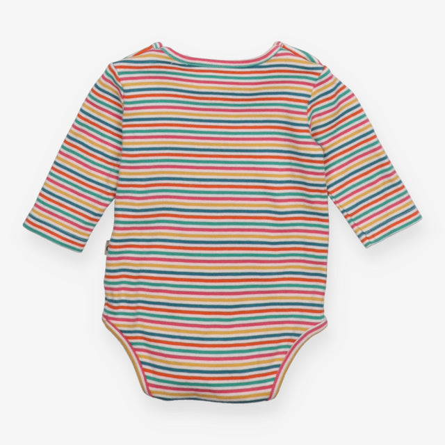 Bodysuit Long Sleeve Candy Striped