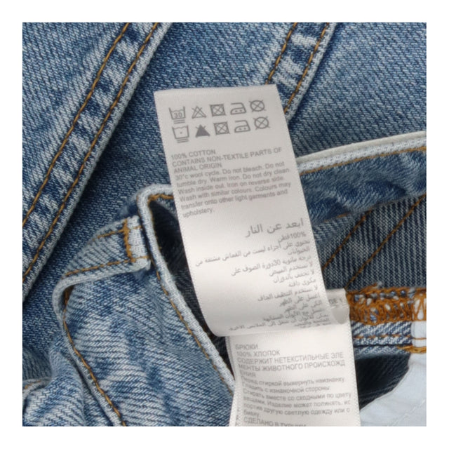 Jeans Light Blue 90s Straight Leg Mid Rise Cotton