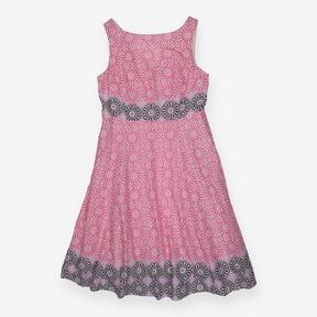Sundress Pink Print Midi Dress