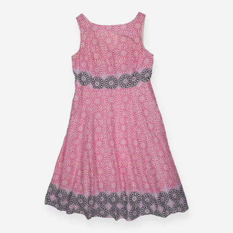 Sundress Pink Print Midi Dress