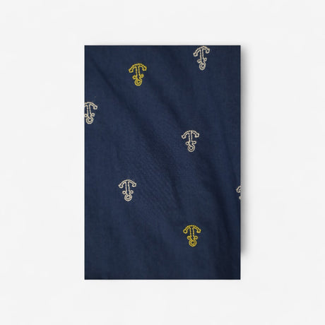 Blue Reversible Anchor Shorts