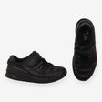 Black Velcro + Laces School Trainers