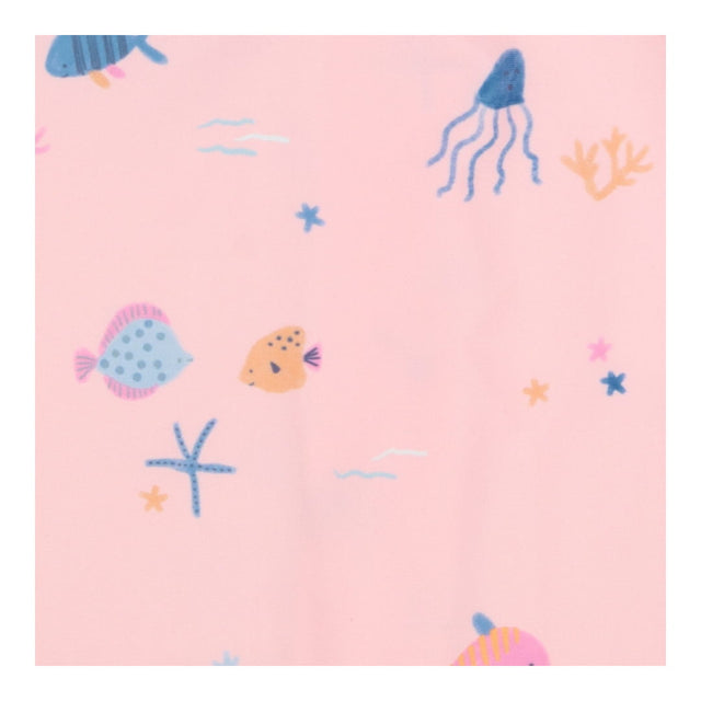 Sunsuit pink underwater