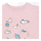 Uniqlo Box Tee – Pink Mallards