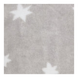 Grey fleece onesie with stars