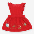 Pinafore Red Cord Santa's Sleigh