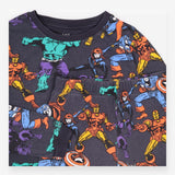 Pyjamas Long Sleeve Black Avengers