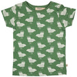 T-shirt Short Sleeve - Birds on Green