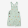 Green Plaid Dinosaur Dungarees