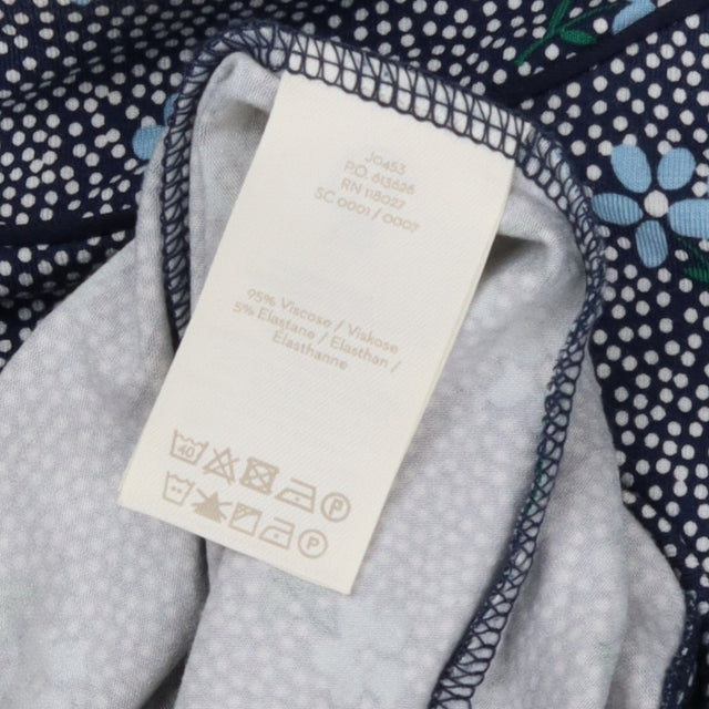 Blue floral dotty boden dress