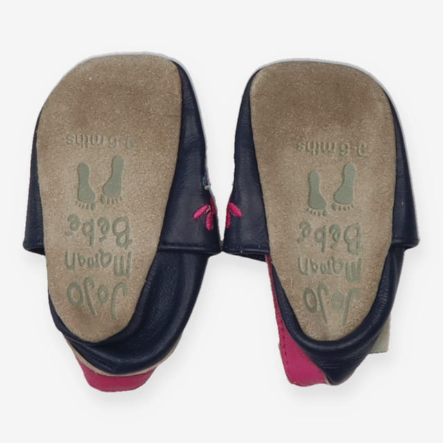 Navy Elephant Pram Shoes