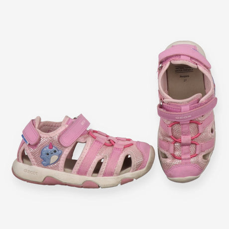 Sandals pink narwhal
