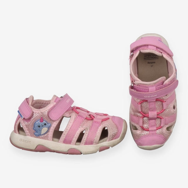Sandals pink narwhal