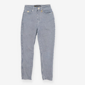 Holland Cooper Blue Stripe Classic Straight Leg Je