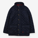 Blue Quilted Jacket - Double Pocket