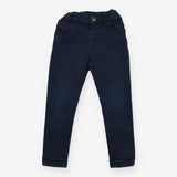 Pull on trousers navy denim