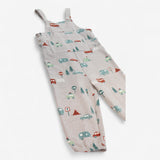 Dungarees Jersey Cream Camping Print
