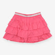Skort jersey pink glitter sliver waistband