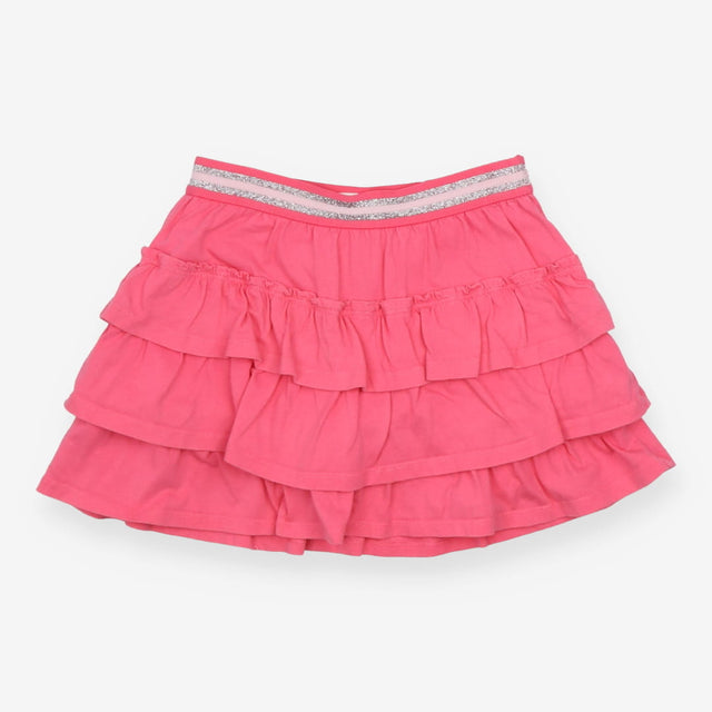 Skort jersey pink glitter sliver waistband