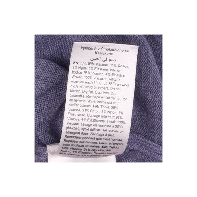 Slate Blue 2-in-1 Floral Maternity & Nursing Maxi 