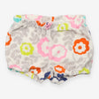 Shorts towelling colourful flowers